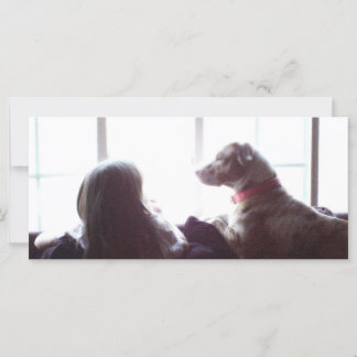 A Girl and her Puppy Bookmark