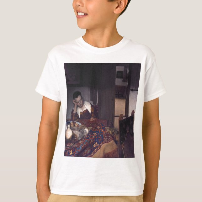 A Girl Asov av Johannes Vermeer T-shirt (Framsida)