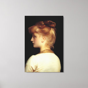 A Girl by Lord Frederic Leighton Canvastryck