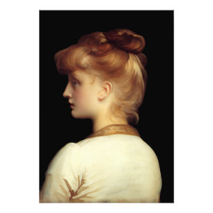 A Girl by Lord Frederic Leighton Fototryck