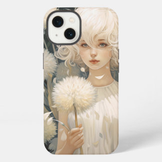 A Girl Holding A Dandelion iPhone 13 Fodral