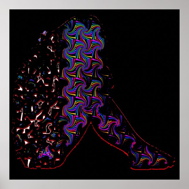 A Girl in Distress Wall Poster Art (Framsidan)