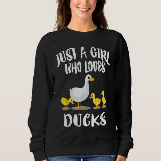 A Girl Who Loves Ducks  Duck Owner T Shirt