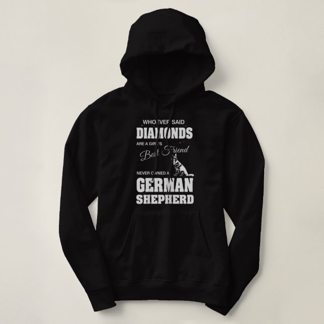 A girls German Shepherd Woman Ladies T Shirt (Design framsida)