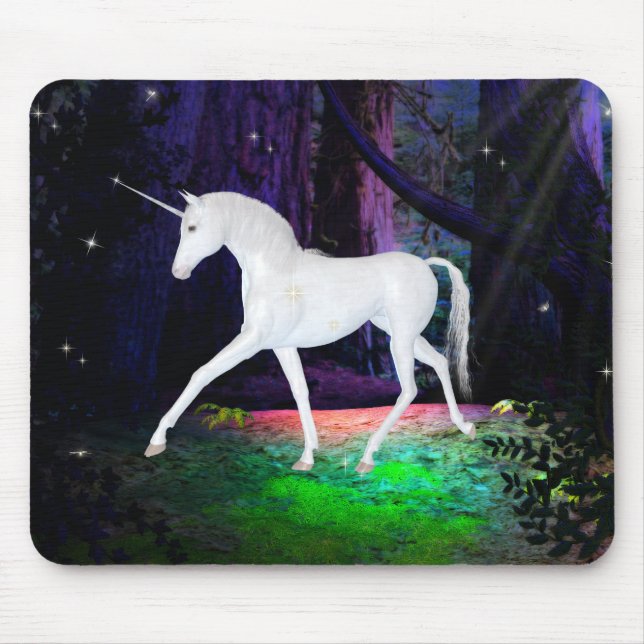 A Glimpse a Unicorn - Fantasy Mousepad Musmatta (Framsidan)