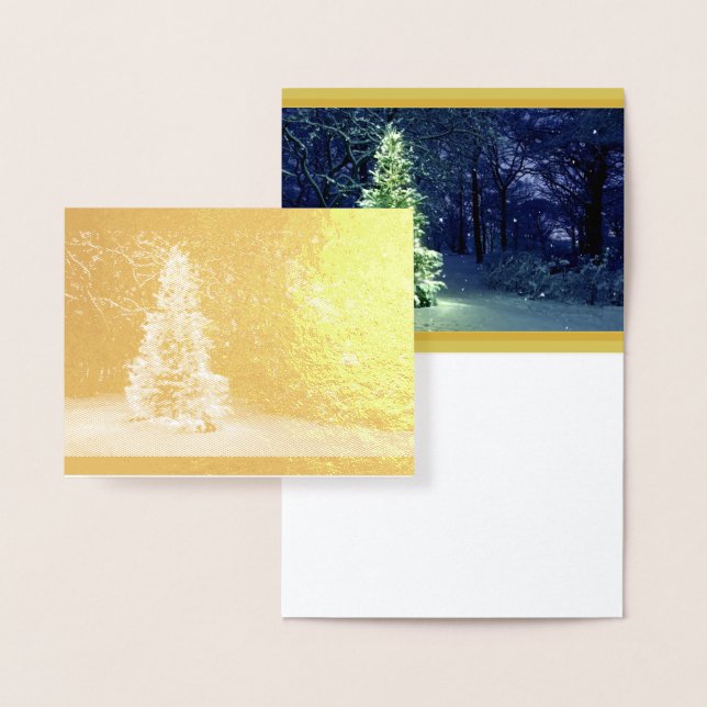 A God jul till dig och dina Folierat Kort (Display)