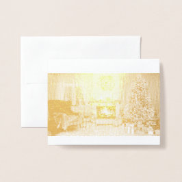 A God jul till dig och ditt flygkort Folierat Kort