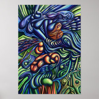 A Going on Of Things, digital abstract poster