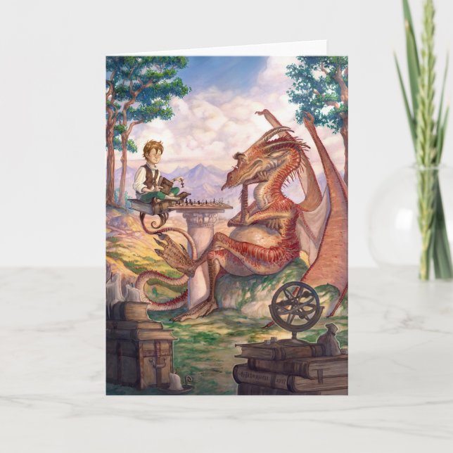 “A Golden Afternoon” Greeting Card Kort (Framsida)
