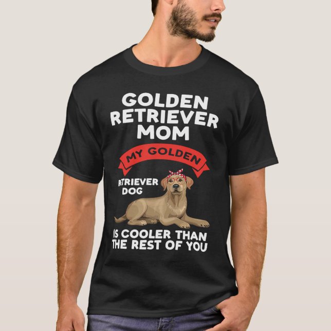 a golden retriever mom my golden retriever t shirt (Framsida)