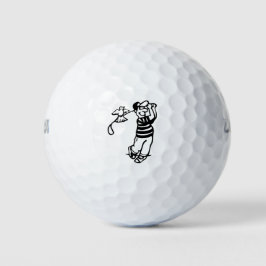 A Golfer in b-w