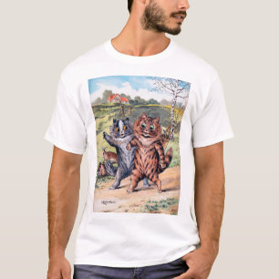 A Golfing Match, Louis Wain T Shirt
