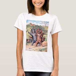 A Golfing Match, Louis Wain T Shirt