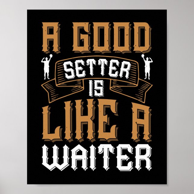 A good setter is like a waiter-01 poster (Framsidan)
