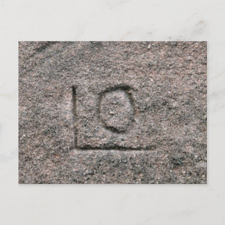 A Gothic Mason's Mark från Centraleuropa Vykort