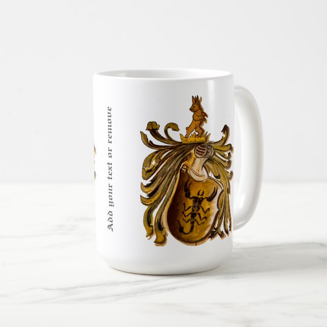 A gotiic heraldry astrology Scorpio zodiac, Kaffemugg (Framsida höger)