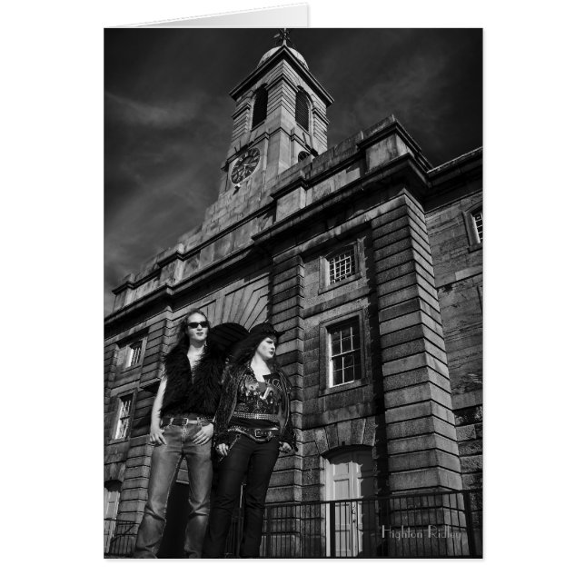 A gotiic Melodrama blank notelet/kort Hälsningskort (Framsidan)