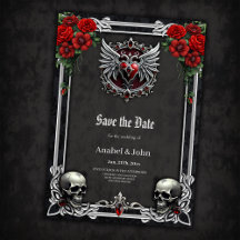 A gotiic symbiosis, elegant haert och döskallar