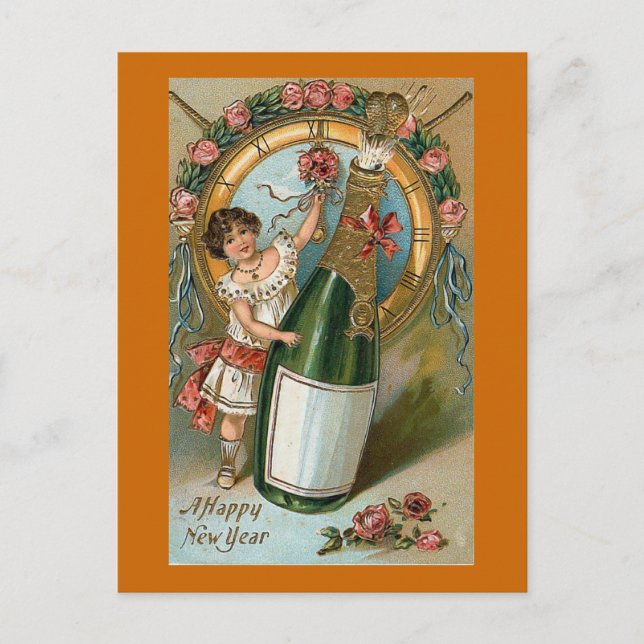 A GOTT NYTT ÅR HELG VYKORT (Framsida)