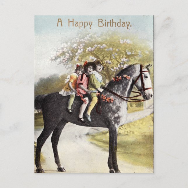 A GRATTIS PÅ FÖDELSEDAGEN VYKORT (Framsida)