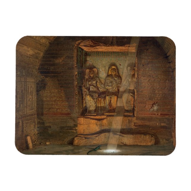 A Grav i El-Kab, en av 24 illustrationer Magnet (Horisontell)