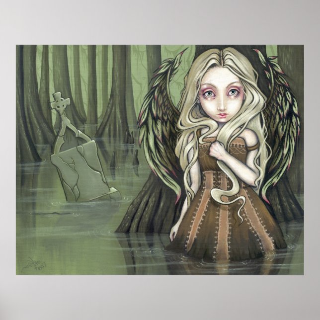 A Grav i konsementet Swamp gothic Arke Print Poster (Framsidan)