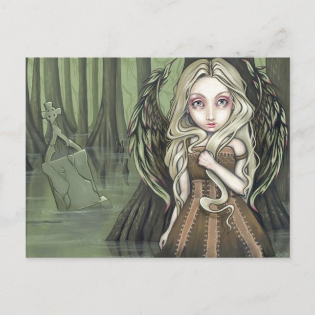 "A Grav i träsket" vykort (Framsida)