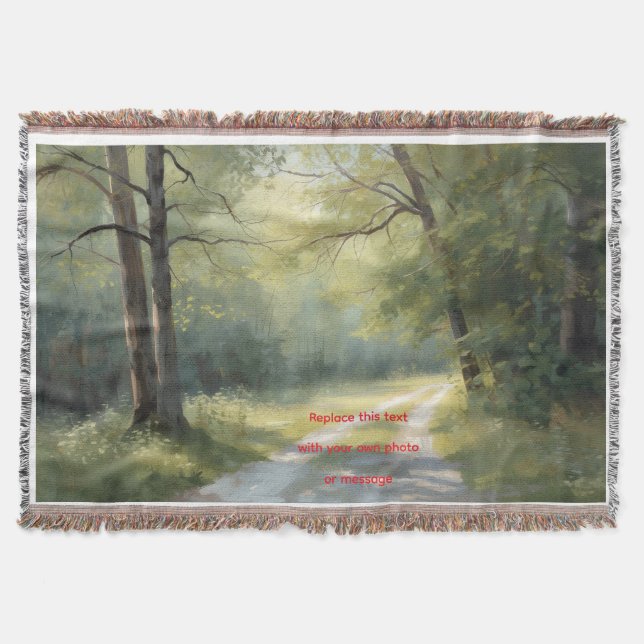 A Green Forest art Filt (Framsidan)