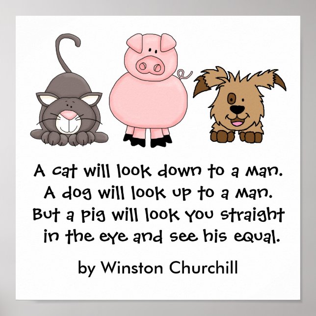 A GRIS-citat från Winston Churchill Poster (Framsidan)