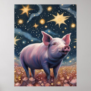 A Gris i stjärnnatten Poster