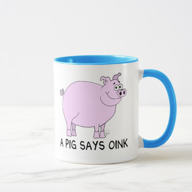 A Gris Says Oink Mugg (Höger)