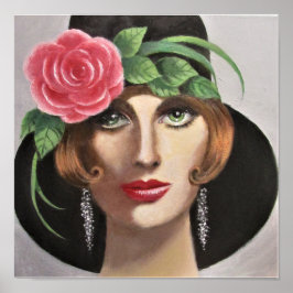 A Grönt Eyed Dam Poster