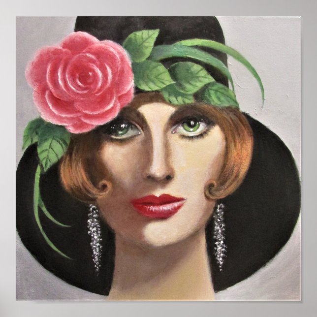 A Grönt Eyed Dam Poster (Framsidan)