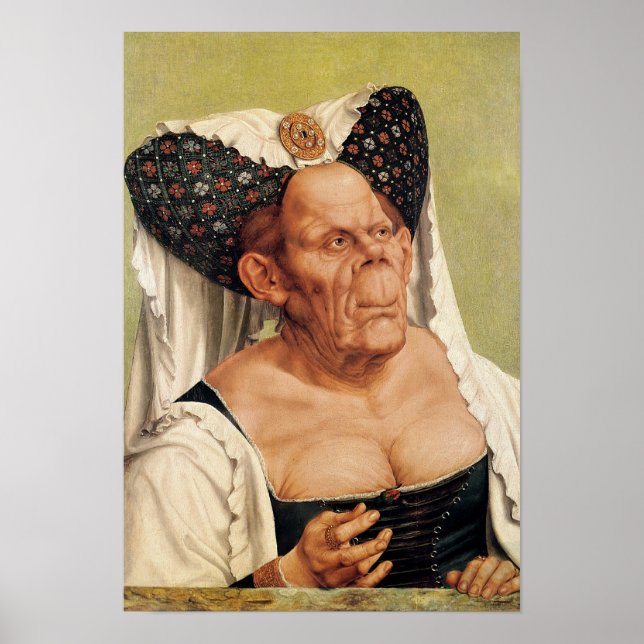 A Grotesque Old Woman, eventuellt prinsessan Marga Poster (Framsidan)