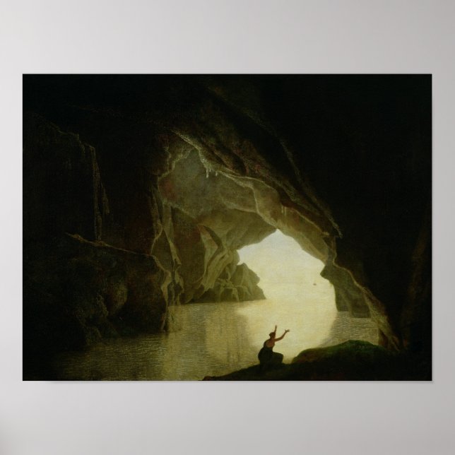 A Grotto Bukt i Salernum Poster (Framsidan)