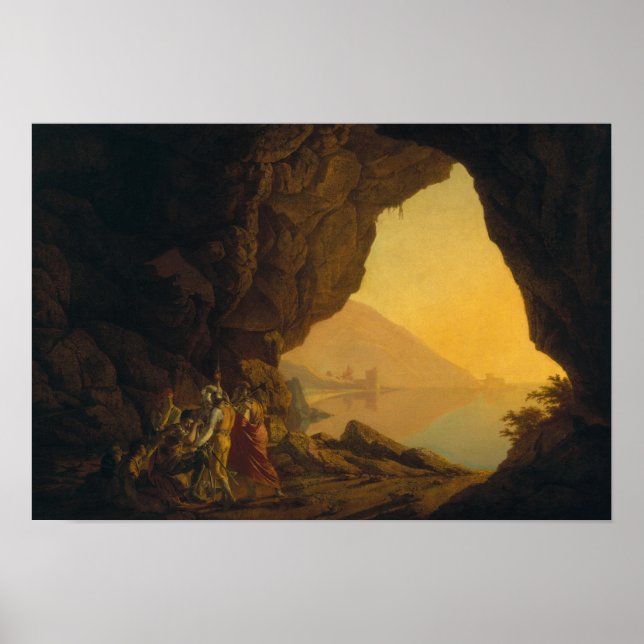 A Grotto i Neapel Poster (Framsidan)