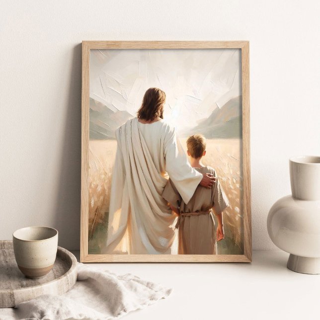 A Guiding Hand, Christian Wall Art, Picture of Jes Poster (Skapare uppladdad)