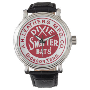 A.H. Leaders Dixie Swatter Baseball Fladdermöss D Armbandsur