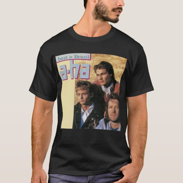 A-ha - Bästa i Brasilien album 1989 T Shirt (Framsida)