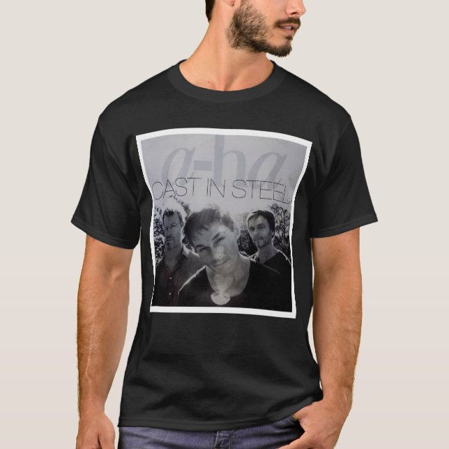 A-ha - Cast in Steel album 2015 T Shirt (Framsida)