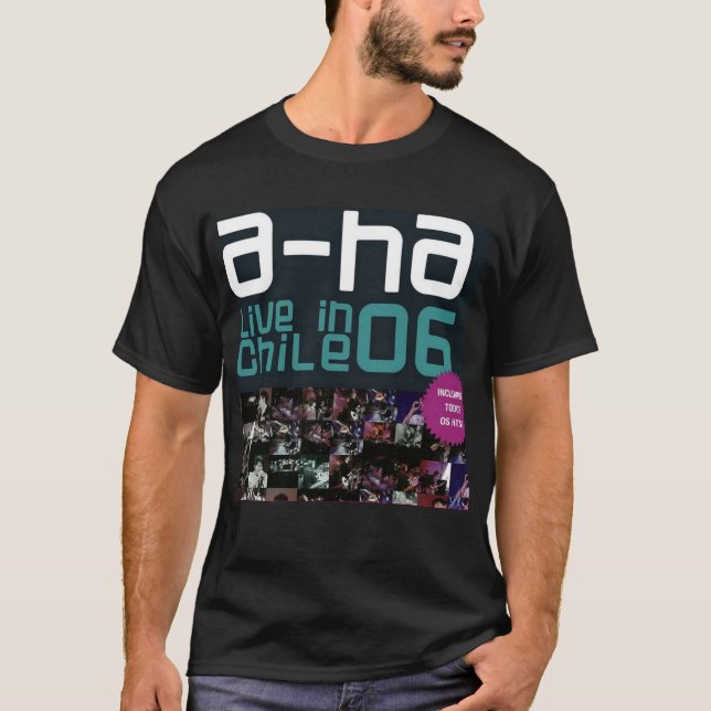 A-ha - Live in Chile 06 album 2009 T Shirt (Framsida)