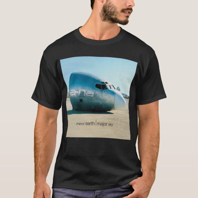 A-ha - mindre Earth Major Himmel album 2000 T Shirt (Framsida)