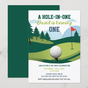 A Hål i en tigrisk Golfdag Inbjudningar