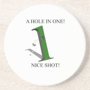 A Hål i ett Golf Boll Underlägg