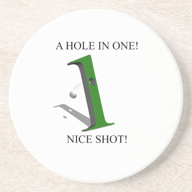 A Hål i ett Golf Boll Underlägg (Framsidan)