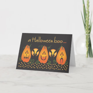 A Halloween Boo Jack O'Lantern Lineup Kort