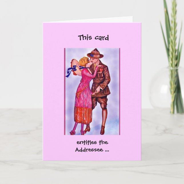 A Hanky-Panky Homecoming Kort (Framsida)