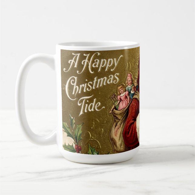 A Happy Christmas Tide Kaffemugg (Vänster)