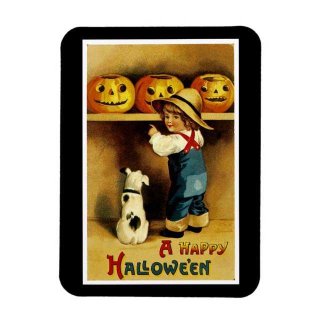 A HAPPY HALLOWEEN MAGNET (Vertikal)