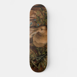 A Hare i skogen (av Hans Hoffmann) Mini Skateboard Bräda 18,5 Cm